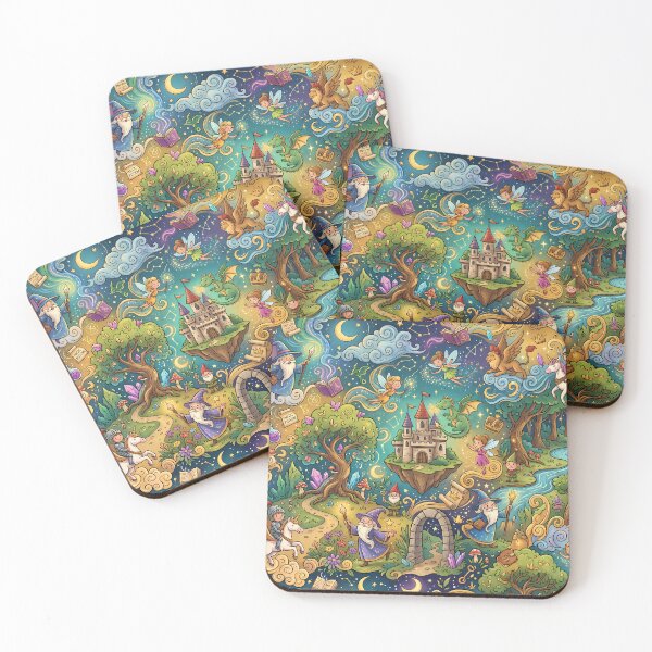 Item preview, World Dragons Magic Landscapes Reality Fantasy Artistic Expression designed and sold by ART ATTACK ZONE.