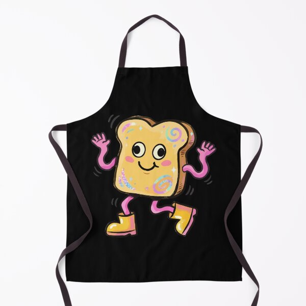 Item preview, Iridescent Swirl Happy Toast Character designed and sold by Emegan Print Art.