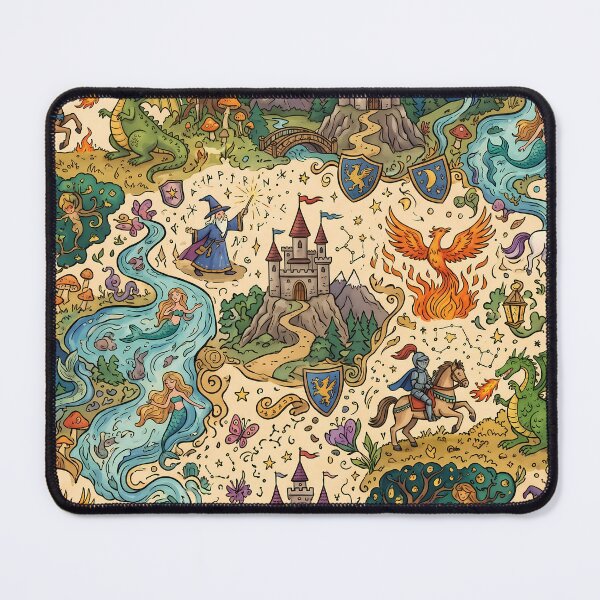 Item preview, Phoenix Dragons Magic Landscapes Reality Fantasy Artistic Expression designed and sold by ART ATTACK ZONE.