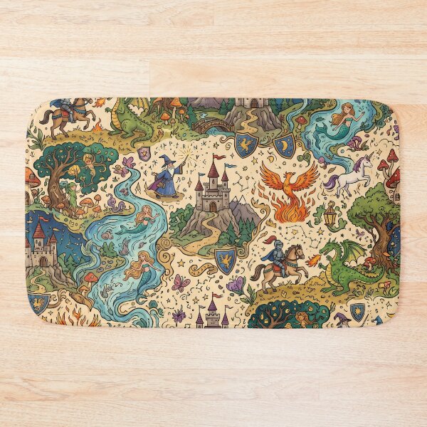 Item preview, Phoenix Dragons Magic Landscapes Reality Fantasy Artistic Expression designed and sold by ART ATTACK ZONE.