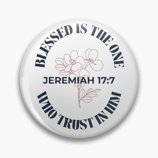 Item preview, Blessed Is The One Who Trusts - Minimalist Flowers Jeremiah 17:7 designed and sold by ElemntCo.