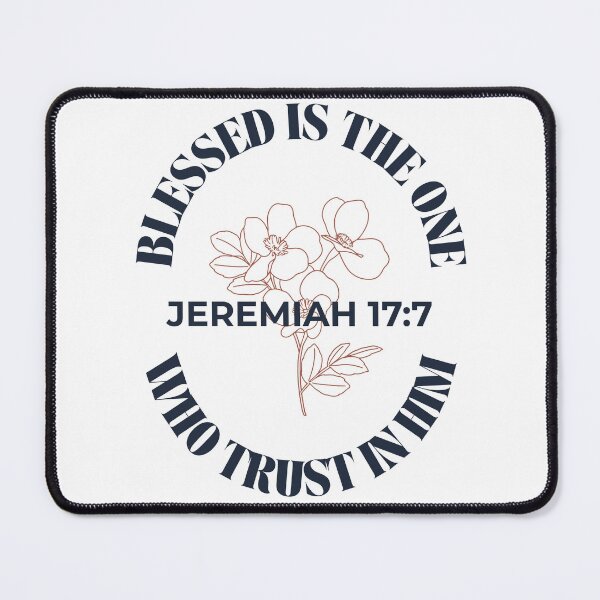 Item preview, Blessed Is The One Who Trusts - Minimalist Flowers Jeremiah 17:7 designed and sold by ElemntCo.