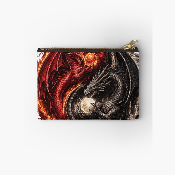 Item preview, Inferno & Eclipse Dragons – Yin Yang Fantasy Dragon Art designed and sold by FyreHorse Designs.