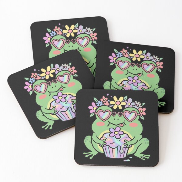 Item preview, Holographic Treat Ribbiting Petal Portrait designed and sold by Emegan Print Art.