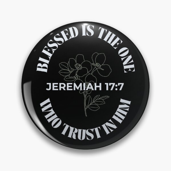 Item preview, Blessed Is The One Who Trusts - Minimalist Flowers Jeremiah 17:7 designed and sold by ElemntCo.