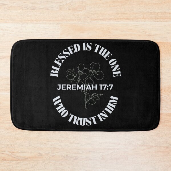 Item preview, Blessed Is The One Who Trusts - Minimalist Flowers Jeremiah 17:7 designed and sold by ElemntCo.