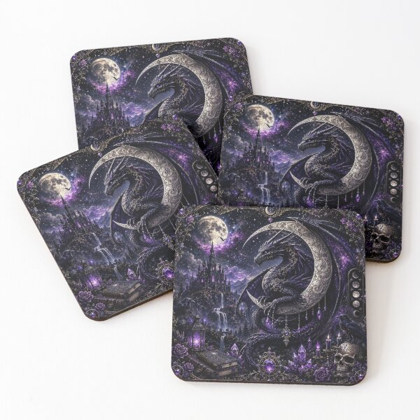Item preview, Moonshadow Dragon of the Mystic Kingdom designed and sold by GMACgraphicsCo.