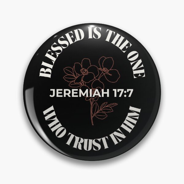 Item preview, Blessed Is The One Who Trusts - Minimalist Flowers Jeremiah 17:7 designed and sold by ElemntCo.