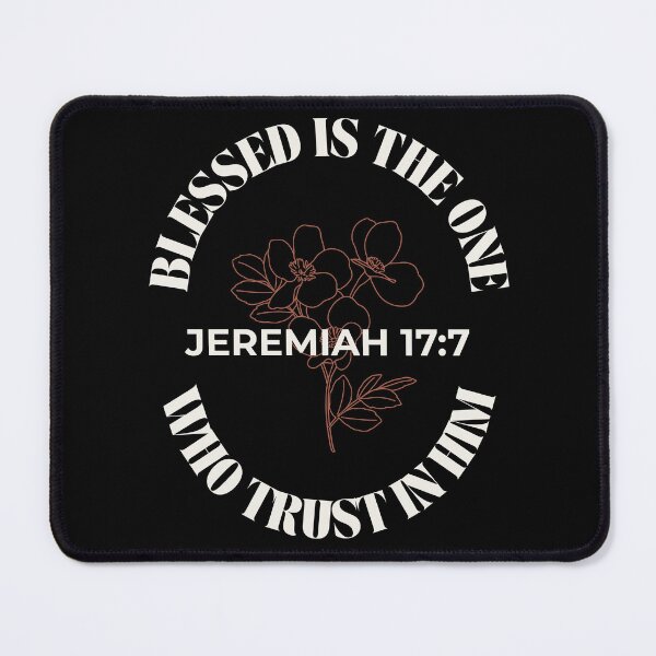 Item preview, Blessed Is The One Who Trusts - Minimalist Flowers Jeremiah 17:7 designed and sold by ElemntCo.