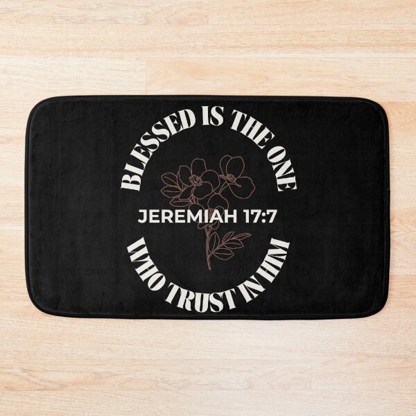 Item preview, Blessed Is The One Who Trusts - Minimalist Flowers Jeremiah 17:7 designed and sold by ElemntCo.