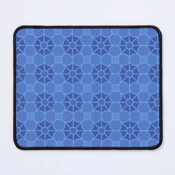 Item preview, Geometric Pattern: Plumeria: Azure designed and sold by Red Wolf.
