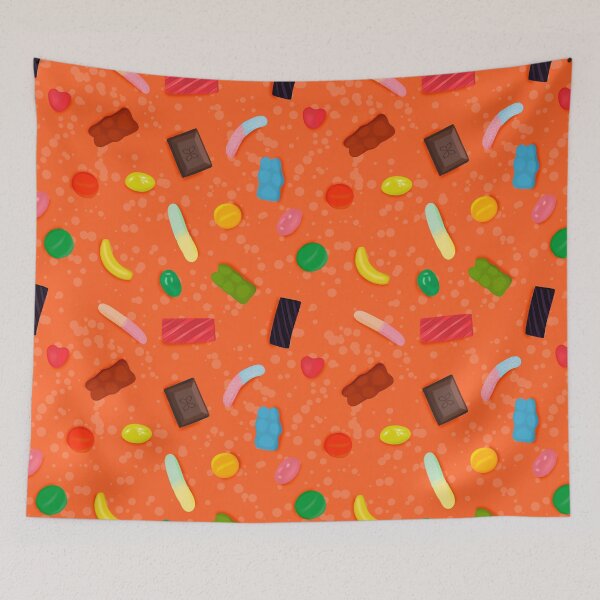 Item preview, Halloween Candy Pattern | Trick or Treat Sweet Treat Design designed and sold by HaileesHollow.