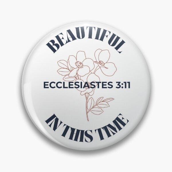 Item preview, Beautiful In Its Time - Minimalist Flowers Ecclesiastes 3:11 designed and sold by ElemntCo.