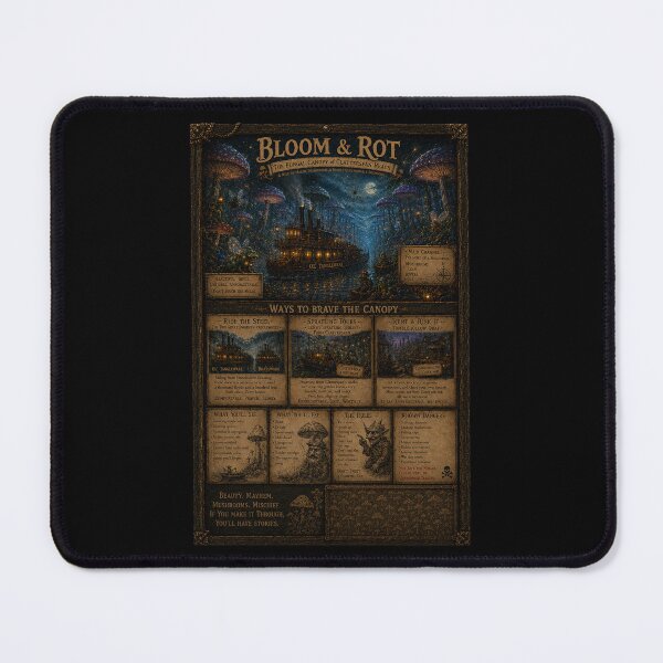 Item preview, Bloom & Rot – The Fungal Canopy of Clatterspan Reach designed and sold by gorff.