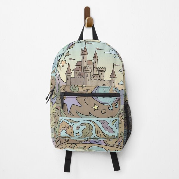 Item preview, Castle Dragons Magic Landscapes Fantasy Artistic Expression designed and sold by ART ATTACK ZONE.