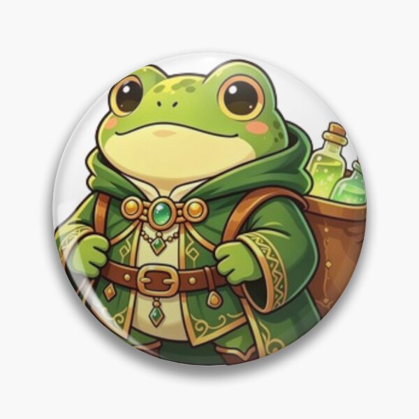 Item preview, Cute Frog Alchemist designed and sold by Nova Supply Co..
