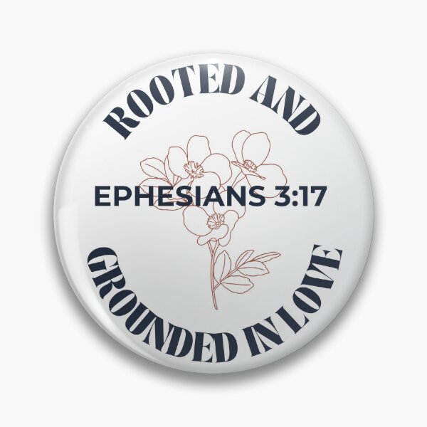 Item preview, Rooted And Grounded In Love - Minimalist Flowers Ephesians 3:17 designed and sold by ElemntCo.