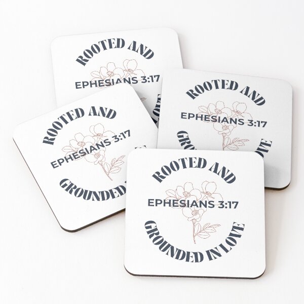 Item preview, Rooted And Grounded In Love - Minimalist Flowers Ephesians 3:17 designed and sold by ElemntCo.