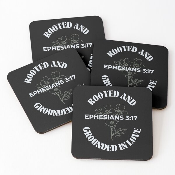 Item preview, Rooted And Grounded In Love - Minimalist Flowers Ephesians 3:17 designed and sold by ElemntCo.