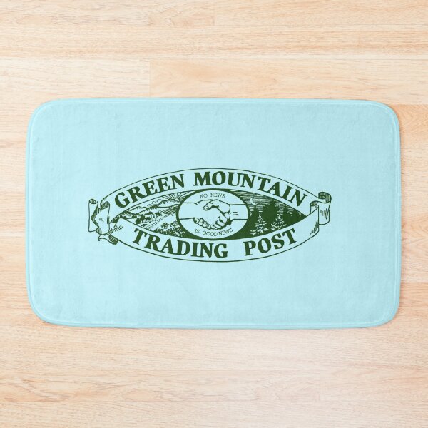 Item preview, The Green Mountain Trading Post Masthead in green designed and sold by Grateful-Fool.