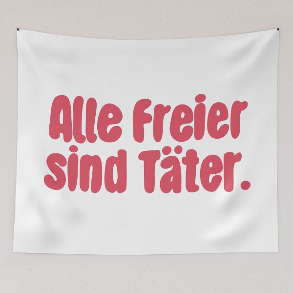 Item preview, Alle Freier sind Täter designed and sold by caramelrts.