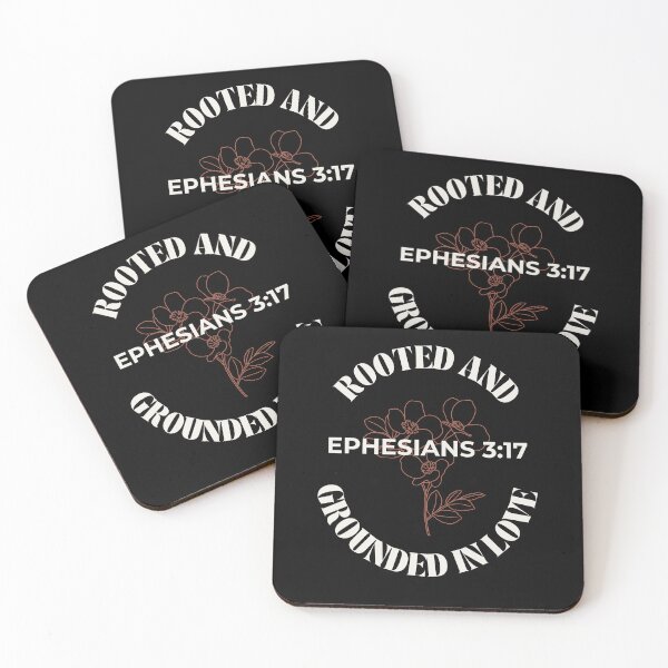 Item preview, Rooted And Grounded In Love - Minimalist Flowers Ephesians 3:17 designed and sold by ElemntCo.