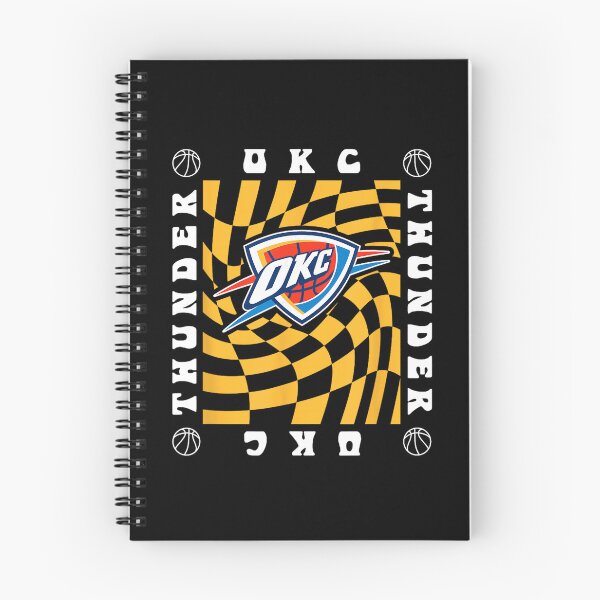 Item preview, Oklahoma Thunder Checkboard Graphic Poster Design designed and sold by MelodiMcintyre.