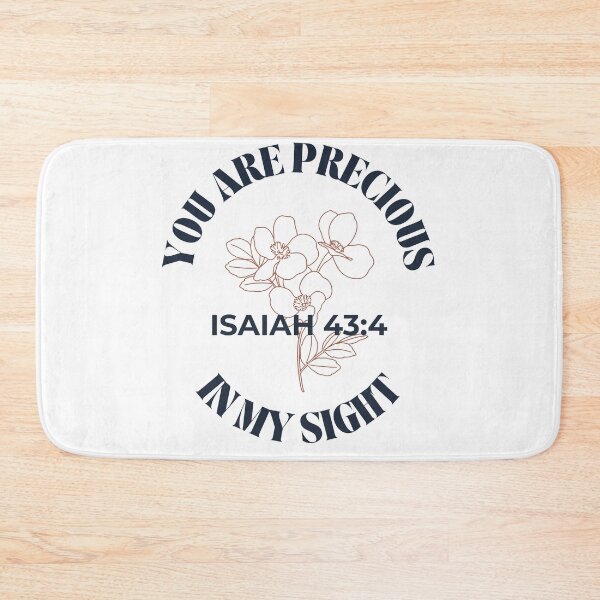 Item preview, You Are Precious In My Sight - Minimalist Flowers Isaiah 43:4 designed and sold by ElemntCo.