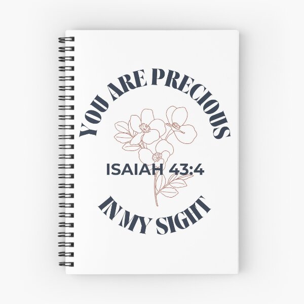 Item preview, You Are Precious In My Sight - Minimalist Flowers Isaiah 43:4 designed and sold by ElemntCo.