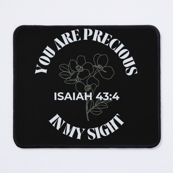 Item preview, You Are Precious In My Sight - Minimalist Flowers Isaiah 43:4 designed and sold by ElemntCo.