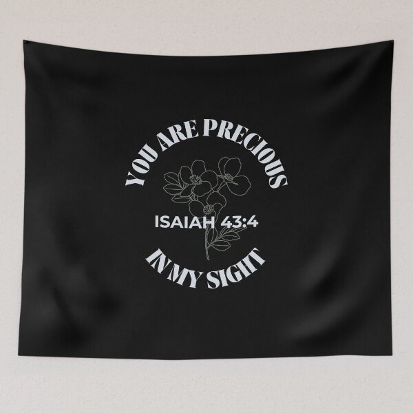 Item preview, You Are Precious In My Sight - Minimalist Flowers Isaiah 43:4 designed and sold by ElemntCo.