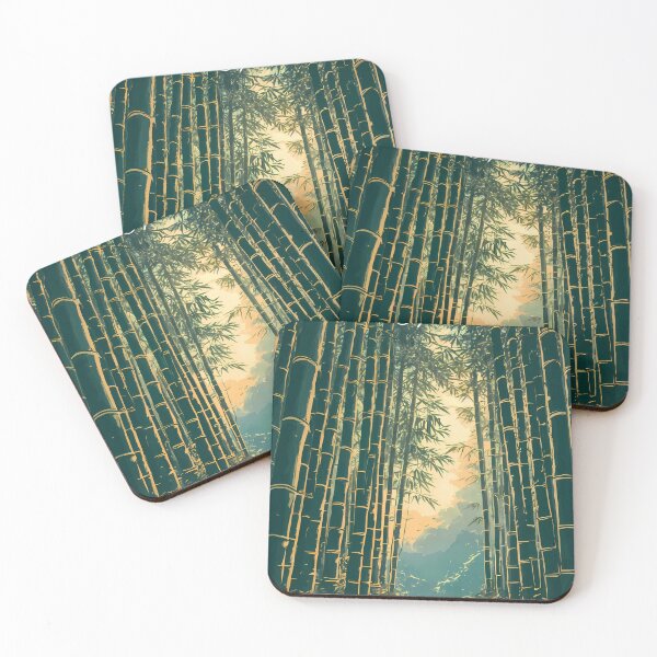 Item preview, Arashiyama Bamboo Grove Kyoto Japan Vintage Travel Poster Art designed and sold by JacksoonLester.