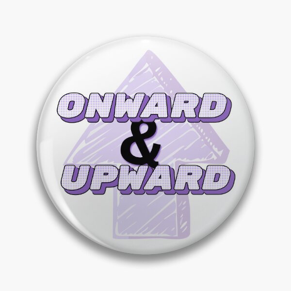 Item preview, Onward & Upward — Purple Arrow Motivational Graphic designed and sold by DonnaRaine.