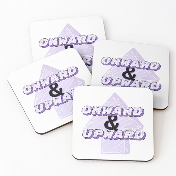 Item preview, Onward & Upward — Purple Arrow Motivational Graphic designed and sold by DonnaRaine.