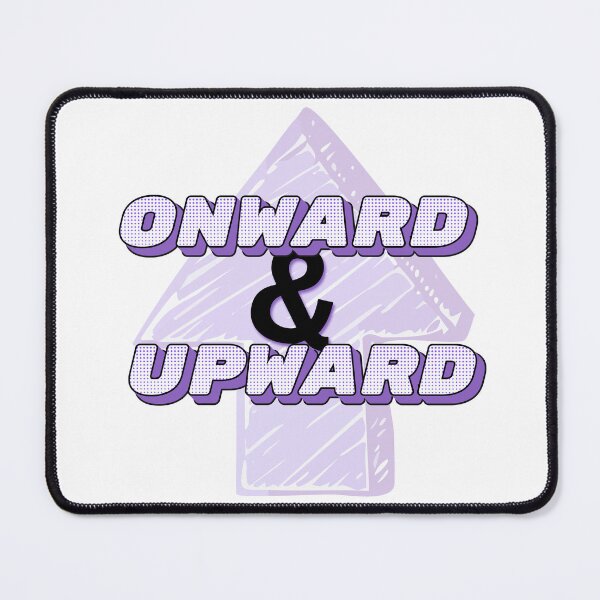 Item preview, Onward & Upward — Purple Arrow Motivational Graphic designed and sold by DonnaRaine.