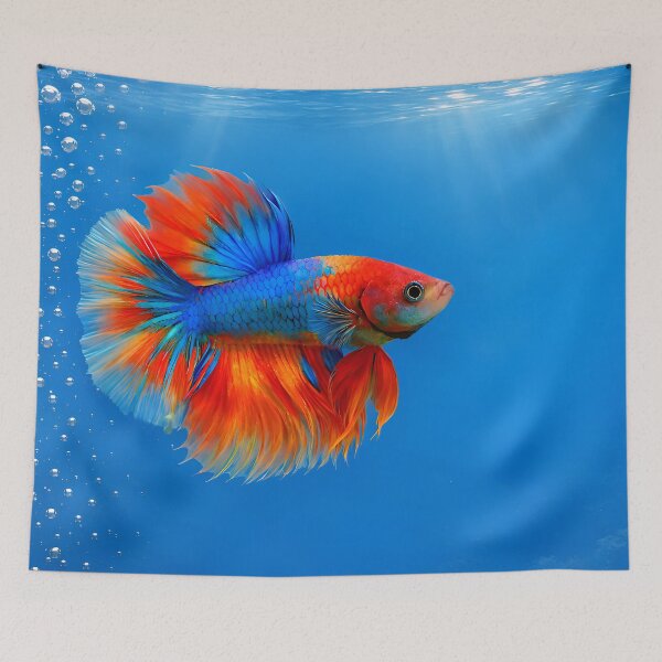 Item preview, Bright Betta in Sunlit Waters designed and sold by TinCatOutPost.