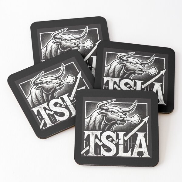 Item preview, Tesla Stock Investor EV Market Bull Run Trading Design designed and sold by TEEJAMBOREE.