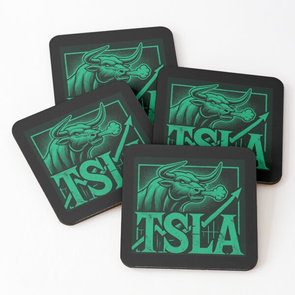 Item preview, Tesla Stock Investor EV Market Bull Run Trading Design designed and sold by TEEJAMBOREE.