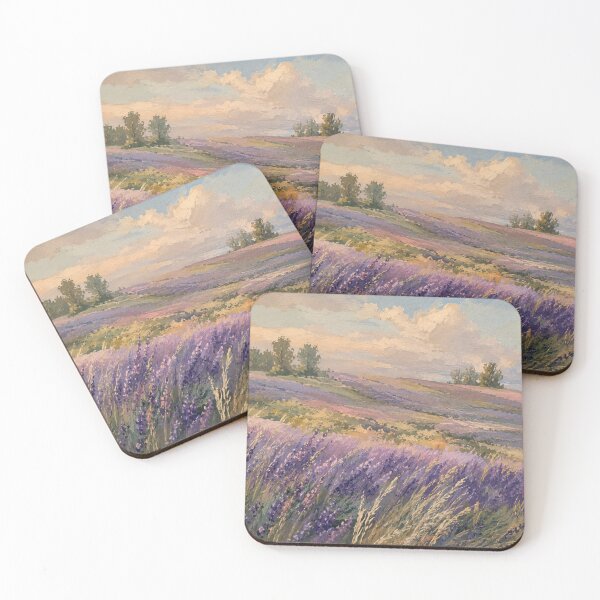 Item preview, Lavender Field Hillside Art designed and sold by SaryaSmyth19.