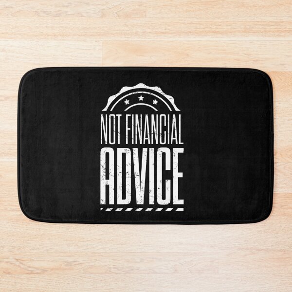 Item preview, Not Financial Advice Trading Disclaimer Badge Graphic designed and sold by BRINGOO.