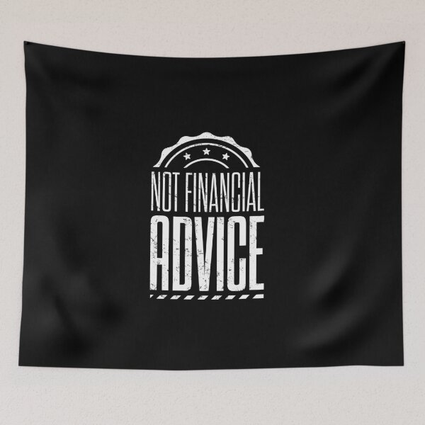 Item preview, Not Financial Advice Trading Disclaimer Badge Graphic designed and sold by BRINGOO.