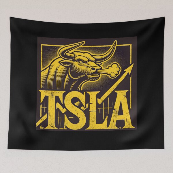 Item preview, Tesla Stock Investor EV Market Bull Run Trading Design designed and sold by TEEJAMBOREE.