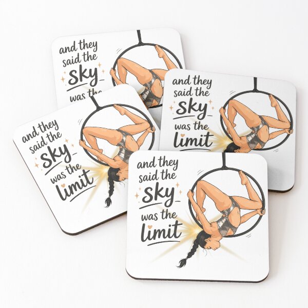 Item preview, And They Said the Sky Was the Limit – Aerial Hoop Acrobat Art designed and sold by CashOutLater Co..