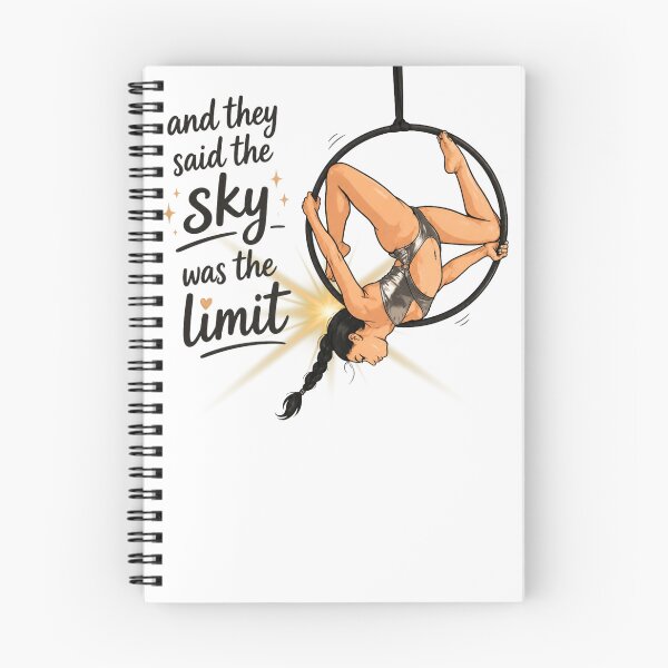 Item preview, And They Said the Sky Was the Limit – Aerial Hoop Acrobat Art designed and sold by CashOutLater Co..
