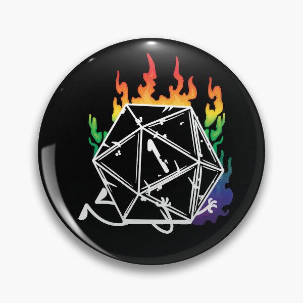 Artikelvorschau, Pride Dice White Logo entworfen und verkauft von goodplanbaddice.