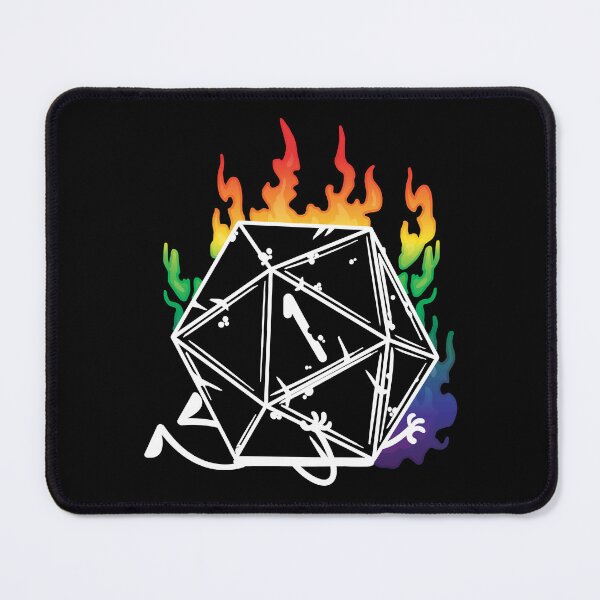 Item preview, Pride Dice White Logo designed and sold by goodplanbaddice.