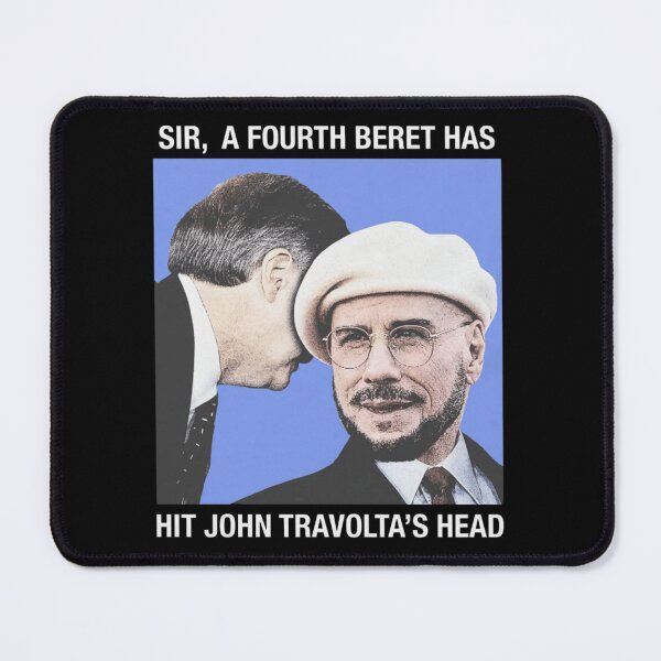 Item preview, John Travolta Sir, A Fourth Beret Has Hit Actor's Head. designed and sold by Soceitiz.