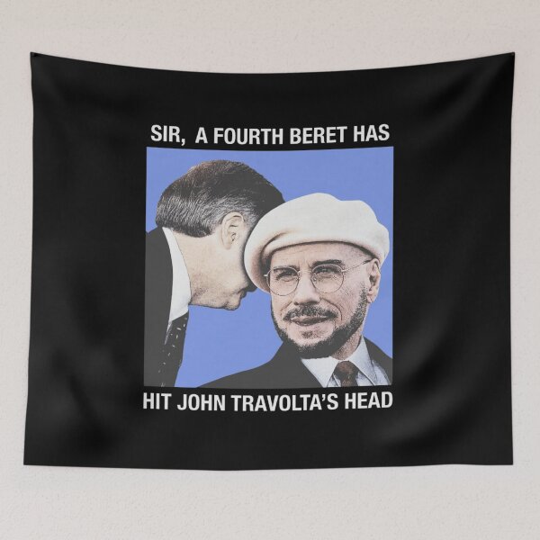 Item preview, John Travolta Sir, A Fourth Beret Has Hit Actor's Head. designed and sold by Soceitiz.