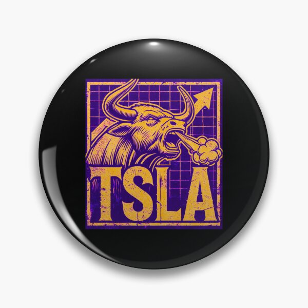 Item preview, tesla Stock Investor EV Market Bull Run Trading Design designed and sold by TEEJAMBOREE.