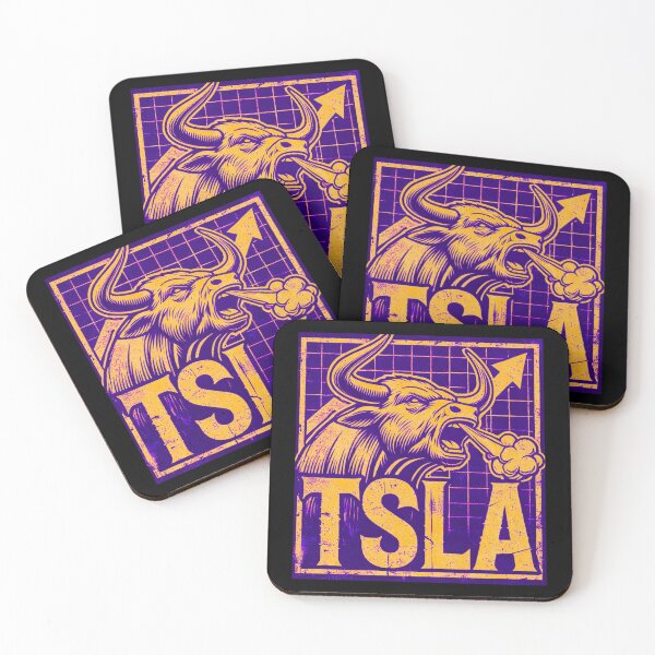 Item preview, tesla Stock Investor EV Market Bull Run Trading Design designed and sold by TEEJAMBOREE.